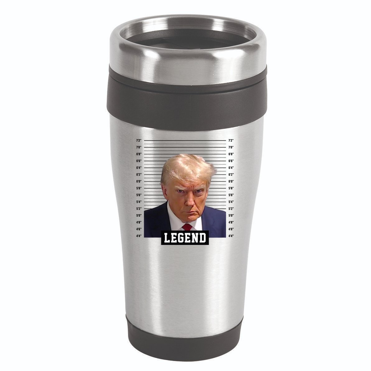 Legend Donald Trump Mugshot Pro Trump 16oz Travel Tumbler