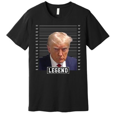 Legend Donald Trump Mugshot Pro Trump Premium T-Shirt