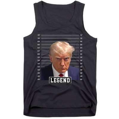 Legend Donald Trump Mugshot Pro Trump Tank Top