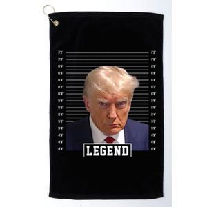 Legend Donald Trump Mugshot Pro Trump Platinum Collection Golf Towel