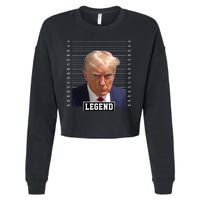 Legend Donald Trump Mugshot Pro Trump Cropped Pullover Crew