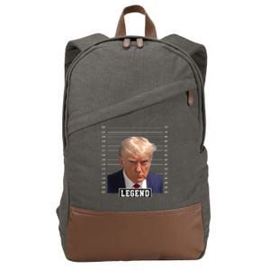 Legend Donald Trump Mugshot Pro Trump Cotton Canvas Backpack