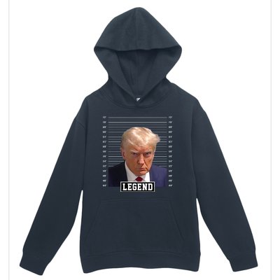 Legend Donald Trump Mugshot Pro Trump Urban Pullover Hoodie