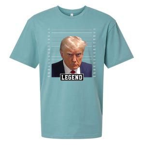 Legend Donald Trump Mugshot Pro Trump Sueded Cloud Jersey T-Shirt