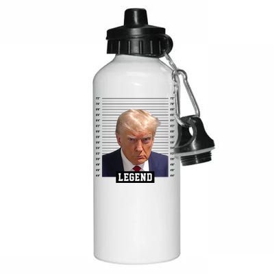 Legend Donald Trump Mugshot Pro Trump Aluminum Water Bottle