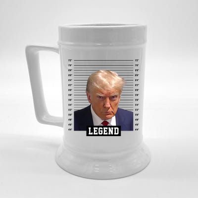 Legend Donald Trump Mugshot Pro Trump Beer Stein