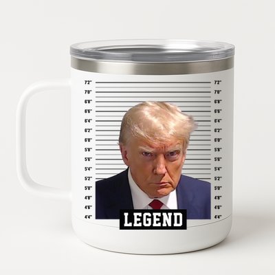 Legend Donald Trump Mugshot Pro Trump 12 oz Stainless Steel Tumbler Cup