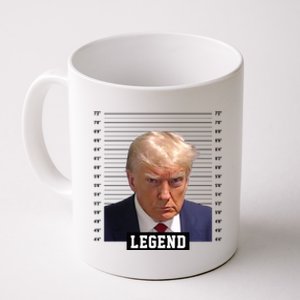 Legend Donald Trump Mugshot Pro Trump Coffee Mug