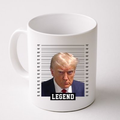 Legend Donald Trump Mugshot Pro Trump Coffee Mug