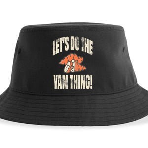 Let's Do the Yam thing Thanksgiving Funny Family Costume Sustainable Bucket Hat