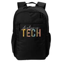 leopard Dialysis Tech Dialysis Technician Appreciation Daily Commute Backpack