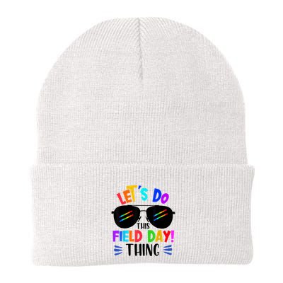 Lets Do This Field Day Thing Colors Quote Sunglasses Beanie