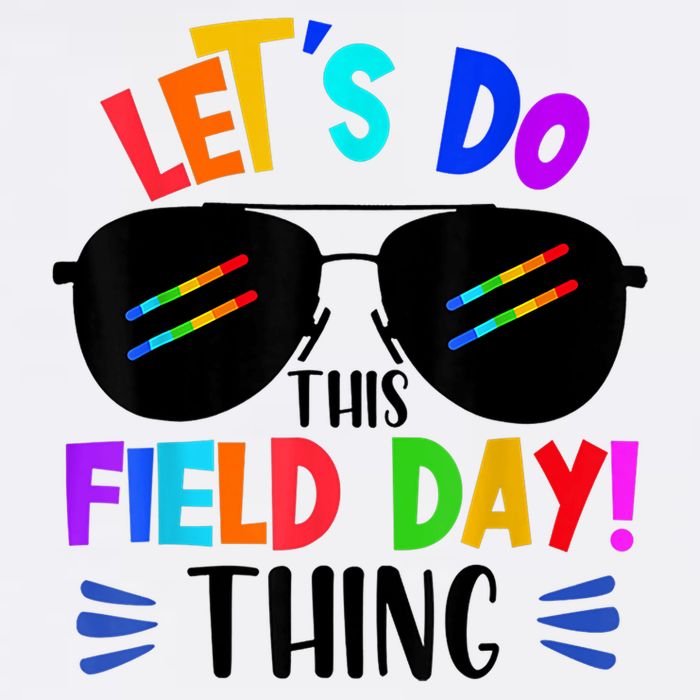 Lets Do This Field Day Thing Colors Quote Sunglasses Golf Towel