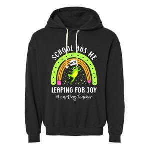 Leap Day Teacher Teaching Feb February 29th Educator Garment-Dyed Fleece Hoodie