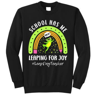 Leap Day Teacher Teaching Feb February 29th Educator Sweatshirt