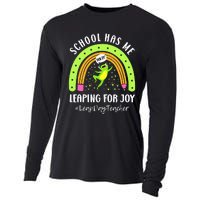 Leap Day Teacher Teaching Feb February 29th Educator Cooling Performance Long Sleeve Crew