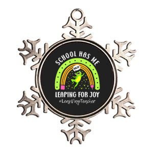 Leap Day Teacher Teaching Feb February 29th Educator Metallic Star Ornament