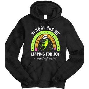 Leap Day Teacher Teaching Feb February 29th Educator Tie Dye Hoodie