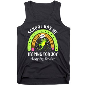 Leap Day Teacher Teaching Feb February 29th Educator Tank Top