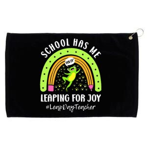 Leap Day Teacher Teaching Feb February 29th Educator Grommeted Golf Towel