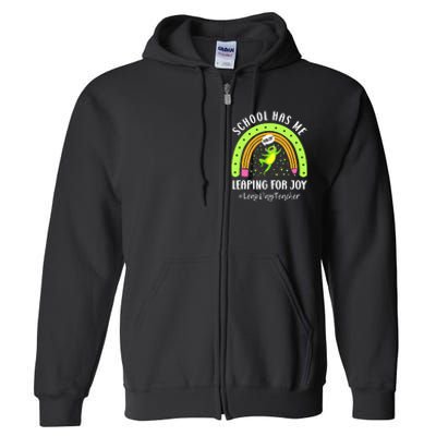 Leap Day Teacher Teaching Feb February 29th Educator Full Zip Hoodie