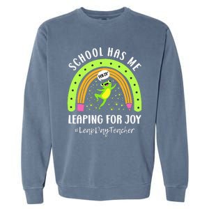 Leap Day Teacher Teaching Feb February 29th Educator Garment-Dyed Sweatshirt