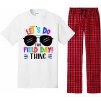 Lets Do This Field Day Thing Colors Quote Sunglasses Pajama Set