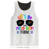 Lets Do This Field Day Thing Colors Quote Sunglasses Mesh Reversible Basketball Jersey Tank