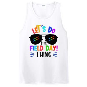 Lets Do This Field Day Thing Colors Quote Sunglasses PosiCharge Competitor Tank