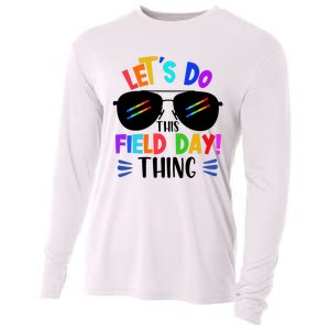 Lets Do This Field Day Thing Colors Quote Sunglasses Cooling Performance Long Sleeve Crew