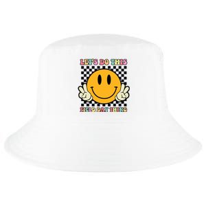 Lets Do This Field Day Thing Retro Groovy Hippie Smile Face Cool Comfort Performance Bucket Hat