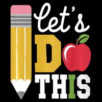 Let Do This Test Day State Testing Teacher Motivational Drawstring Bag