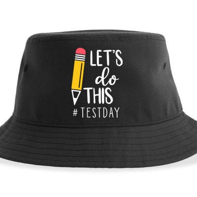 Let's Do This Test Day Pencil Sustainable Bucket Hat