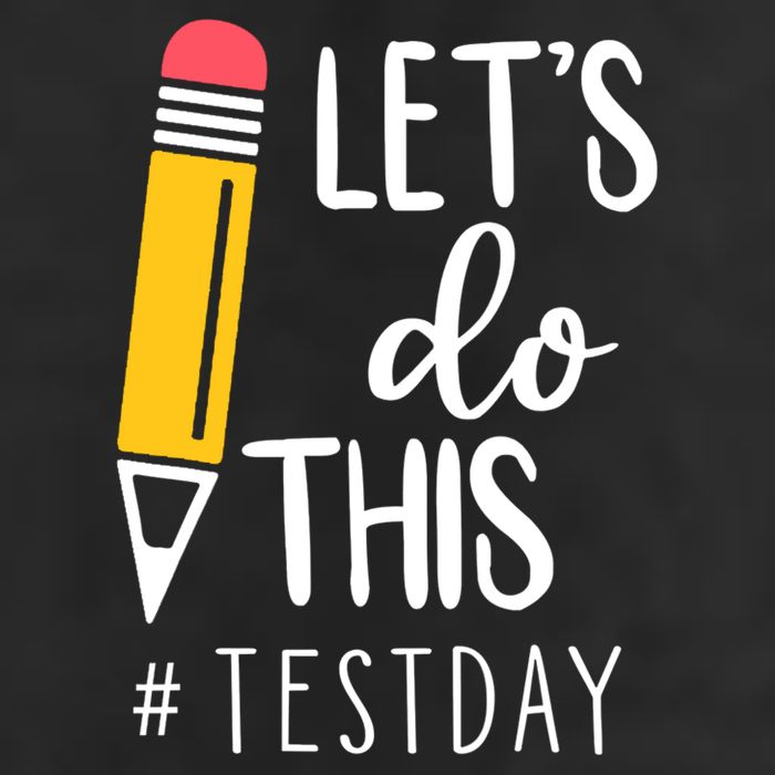 Let's Do This Test Day Pencil Golf Towel