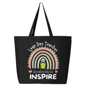 Leap Day Teacher Teaching Feb February 29th Educator 25L Jumbo Tote