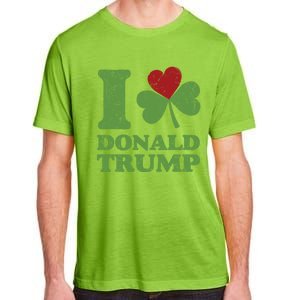 Love Donald Trump Saint Patricks Day Gift Adult ChromaSoft Performance T-Shirt