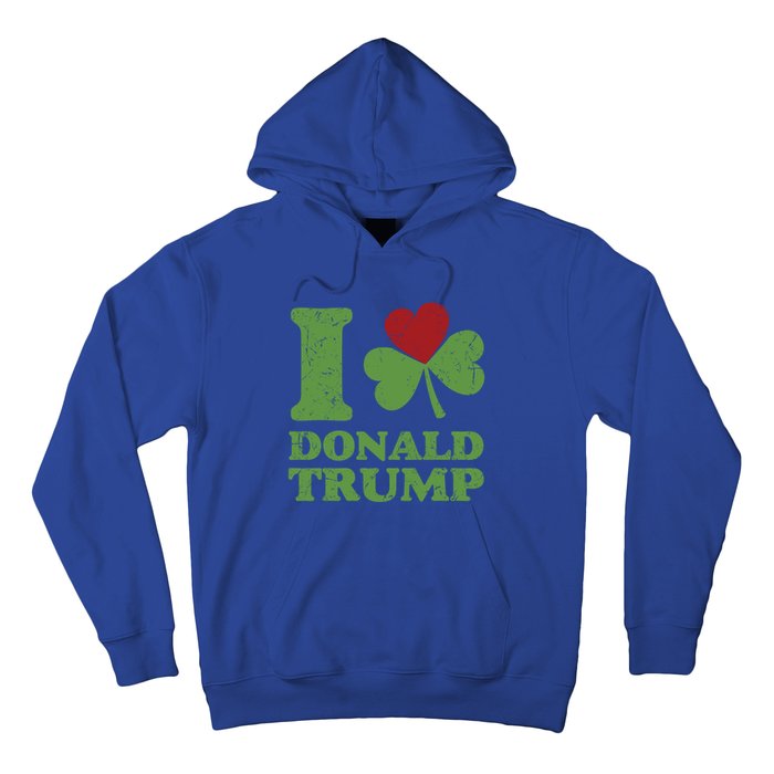 Love Donald Trump Saint Patricks Day Gift Hoodie