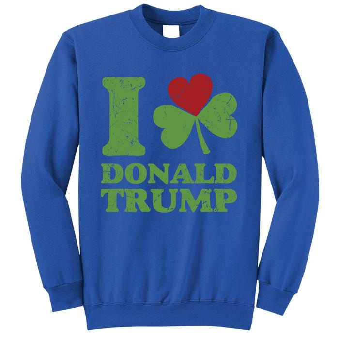 Love Donald Trump Saint Patricks Day Gift Sweatshirt