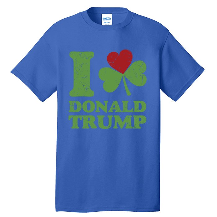 Love Donald Trump Saint Patricks Day Gift Tall T-Shirt