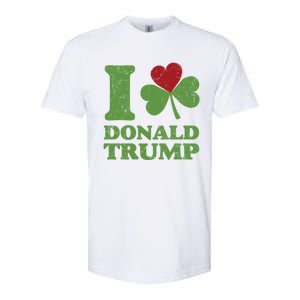 Love Donald Trump Saint Patricks Day Gift Softstyle CVC T-Shirt