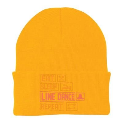 Line Dancing T Knit Cap Winter Beanie