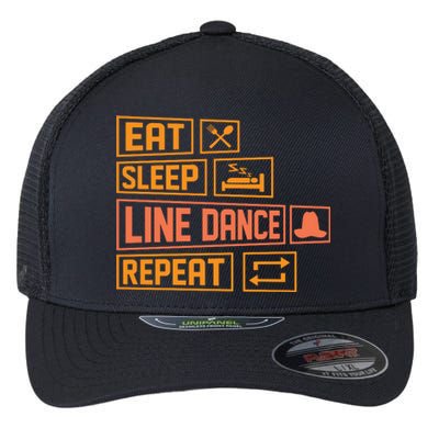 Line Dancing T Flexfit Unipanel Trucker Cap