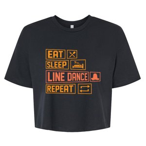 Line Dancing T Bella+Canvas Jersey Crop Tee