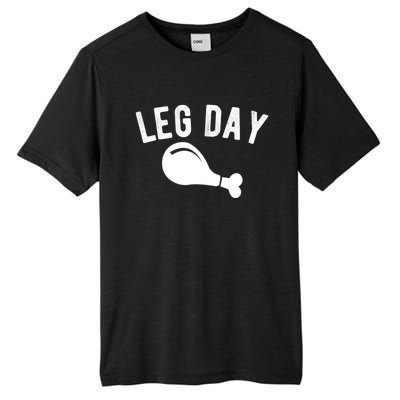 Leg Day Turkey Leg Thanksgiving Drumstick Body Building Meme Gift Tall Fusion ChromaSoft Performance T-Shirt