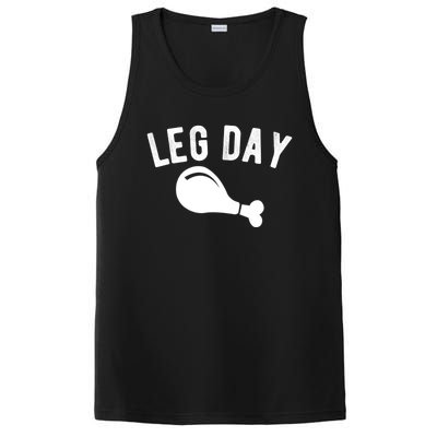 Leg Day Turkey Leg Thanksgiving Drumstick Body Building Meme Gift PosiCharge Competitor Tank