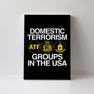 Limited Domestic Terrorism Atf Irs Cia Groups In The Usa Canvas