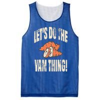 Let's Do the Yam thing Thanksgiving Funny Family Costume Mesh Reversible Basketball Jersey Tank