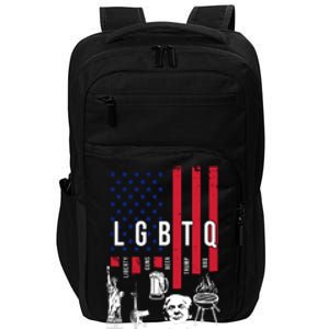 LGBTQ Donald Trump American Flag Impact Tech Backpack