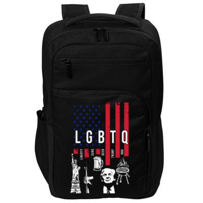 LGBTQ Donald Trump American Flag Impact Tech Backpack