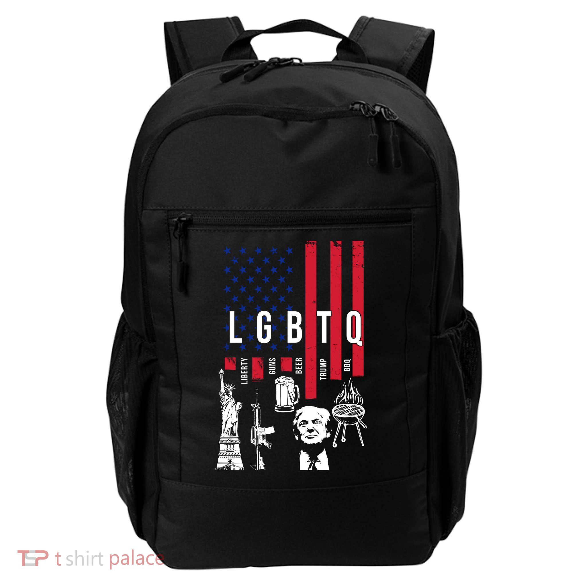 LGBTQ Donald Trump American Flag Backpack